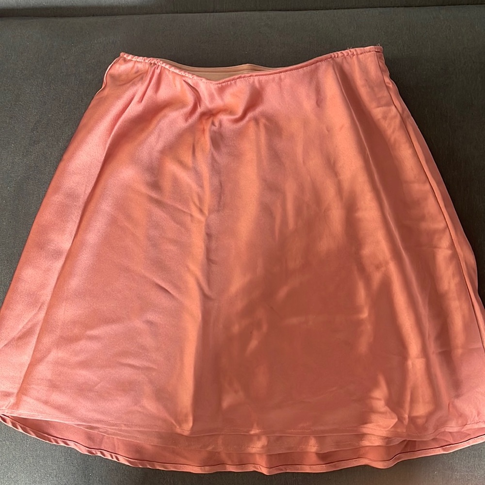 Light pink mini skirt